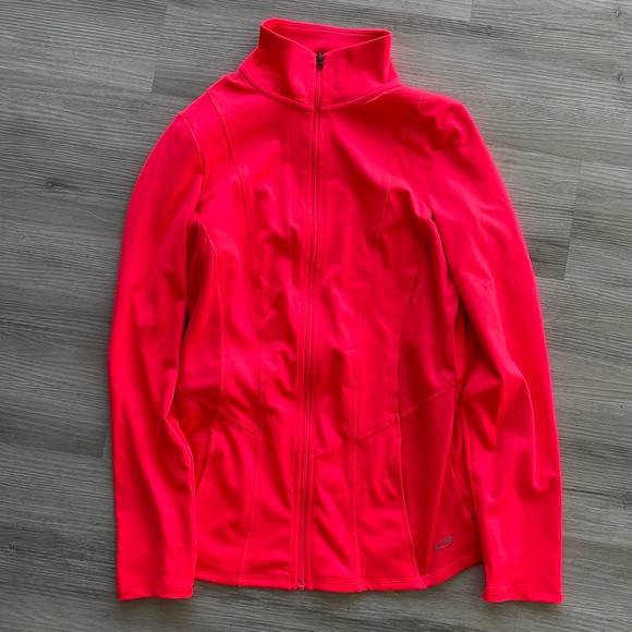 Neon pink champion zip up jacket XS - Picture 2 of 6